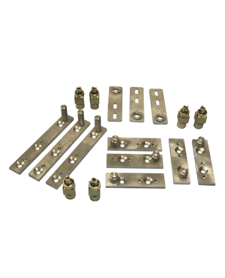 Hinge parts for beverage regrigerator and cooler doors - CNC lathe services